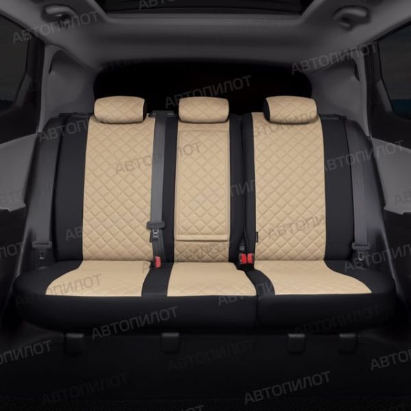 Чехлы Автопилот Экокожа Ромб на Jaecoo J7 (2023+) Чехлы Автопилот Экокожа Ромб на Jaecoo J7 (2023+)
