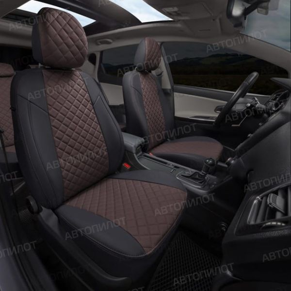 Чехлы Автопилот Экокожа Ромб на Jaecoo J7 (2023+) Чехлы Автопилот Экокожа Ромб на Jaecoo J7 (2023+)