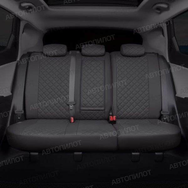 Чехлы Автопилот Экокожа Ромб на Jaecoo J7 (2023+) Чехлы Автопилот Экокожа Ромб на Jaecoo J7 (2023+)