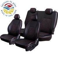 Чехлы Экокожа Турин Ромб на Daewoo Espero 1993-1999 Чехлы Экокожа Турин Ромб на Daewoo Espero 1993-1999